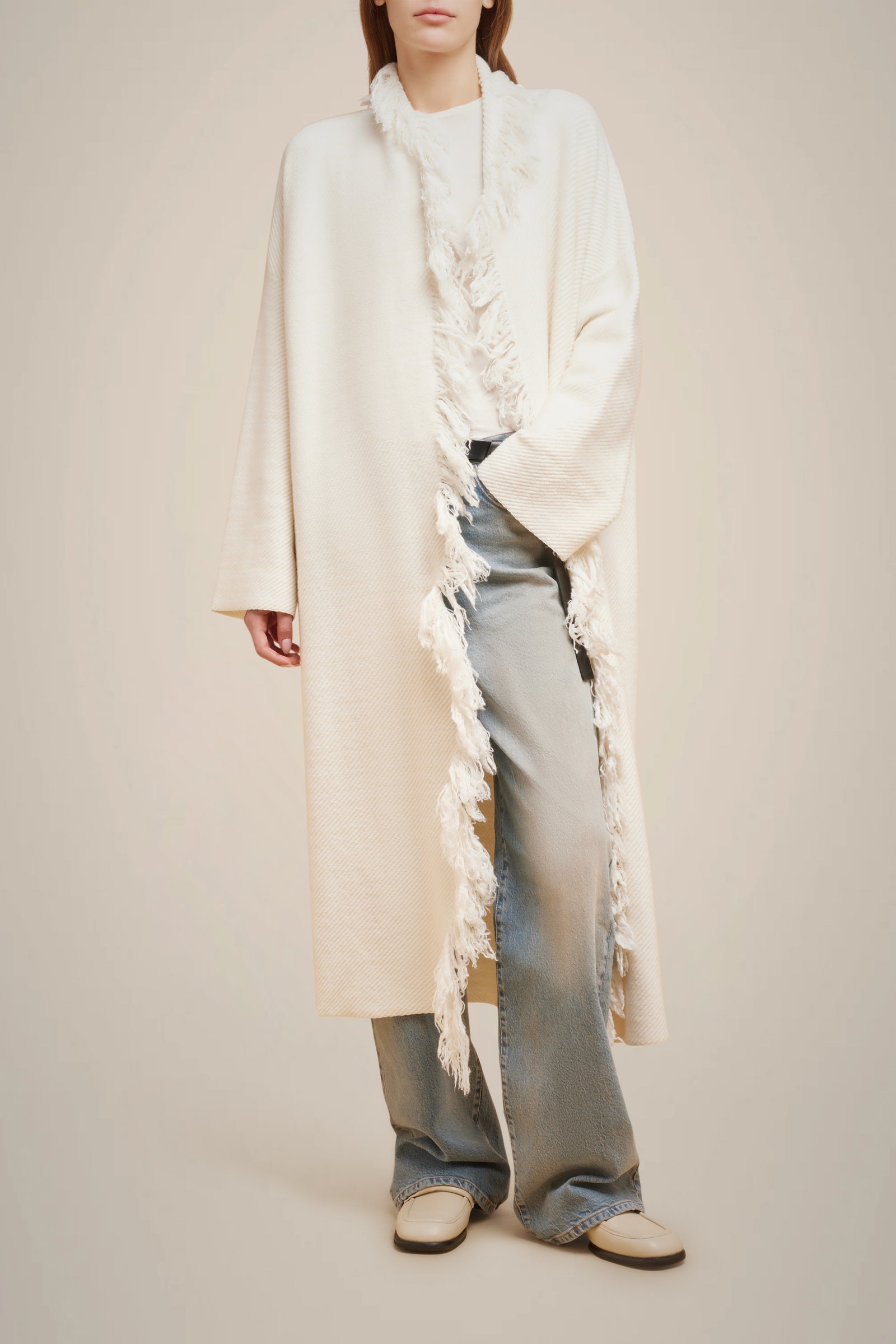 Liviana Conti CAPPOTTO CON FRANGE W4FF4WB32A08-1.XS