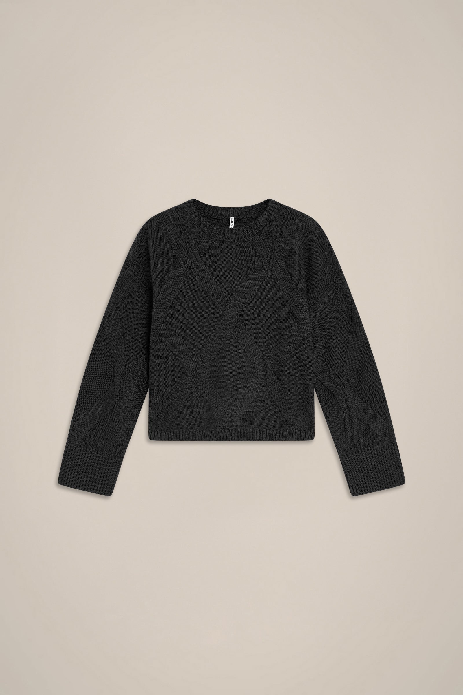 CROPPED WOOL SWEATER