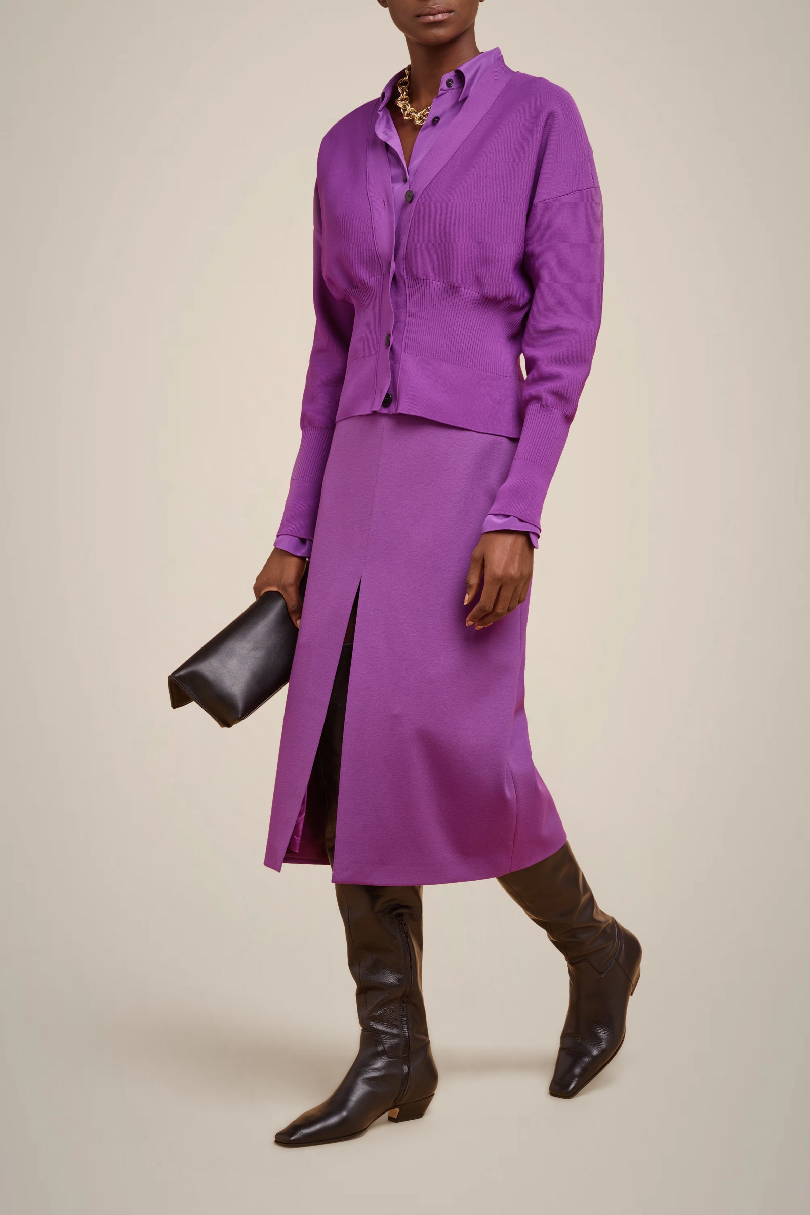 Liviana Conti CARDIGAN NYLON TECNICO W4FF4WG10I80-0.XS