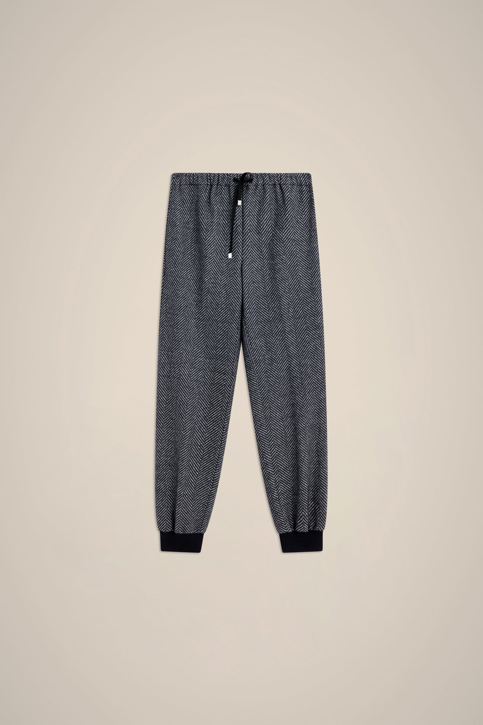 CASHMERE CLOTH JOGGING TROUSERS