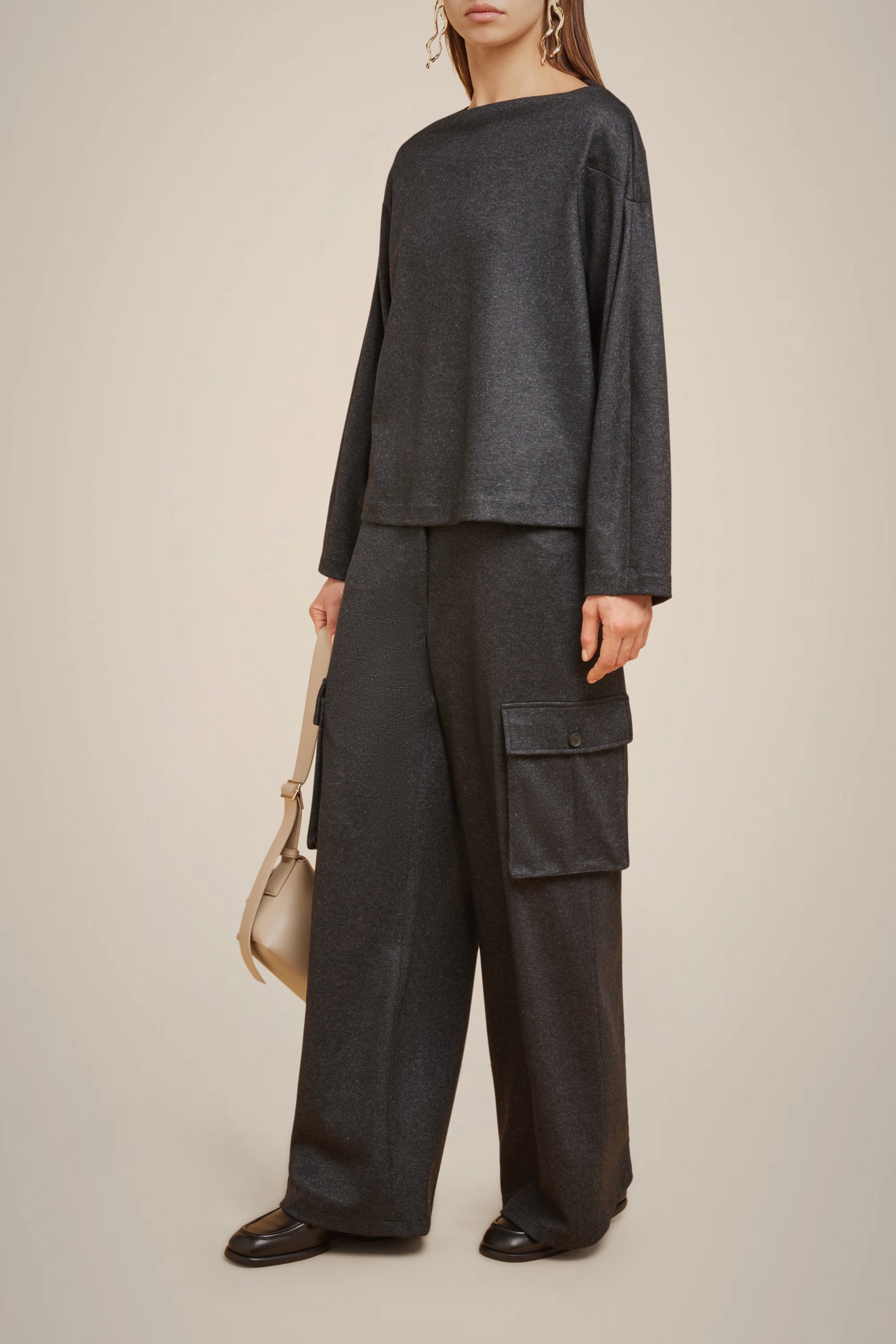 Liviana Conti BLUSA PANNO CASHMERE W4FF4WN06Y49-0.38