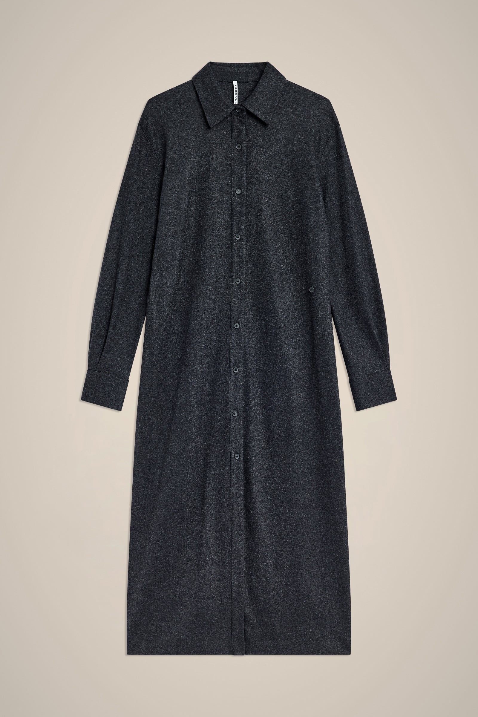 ROBE BLOUSE EN DRAP DE CACHEMIRE LÃGER