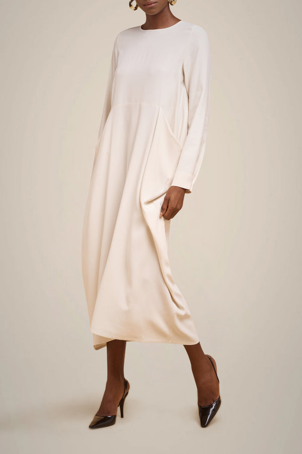Drape dress with pockets | liviana conti 