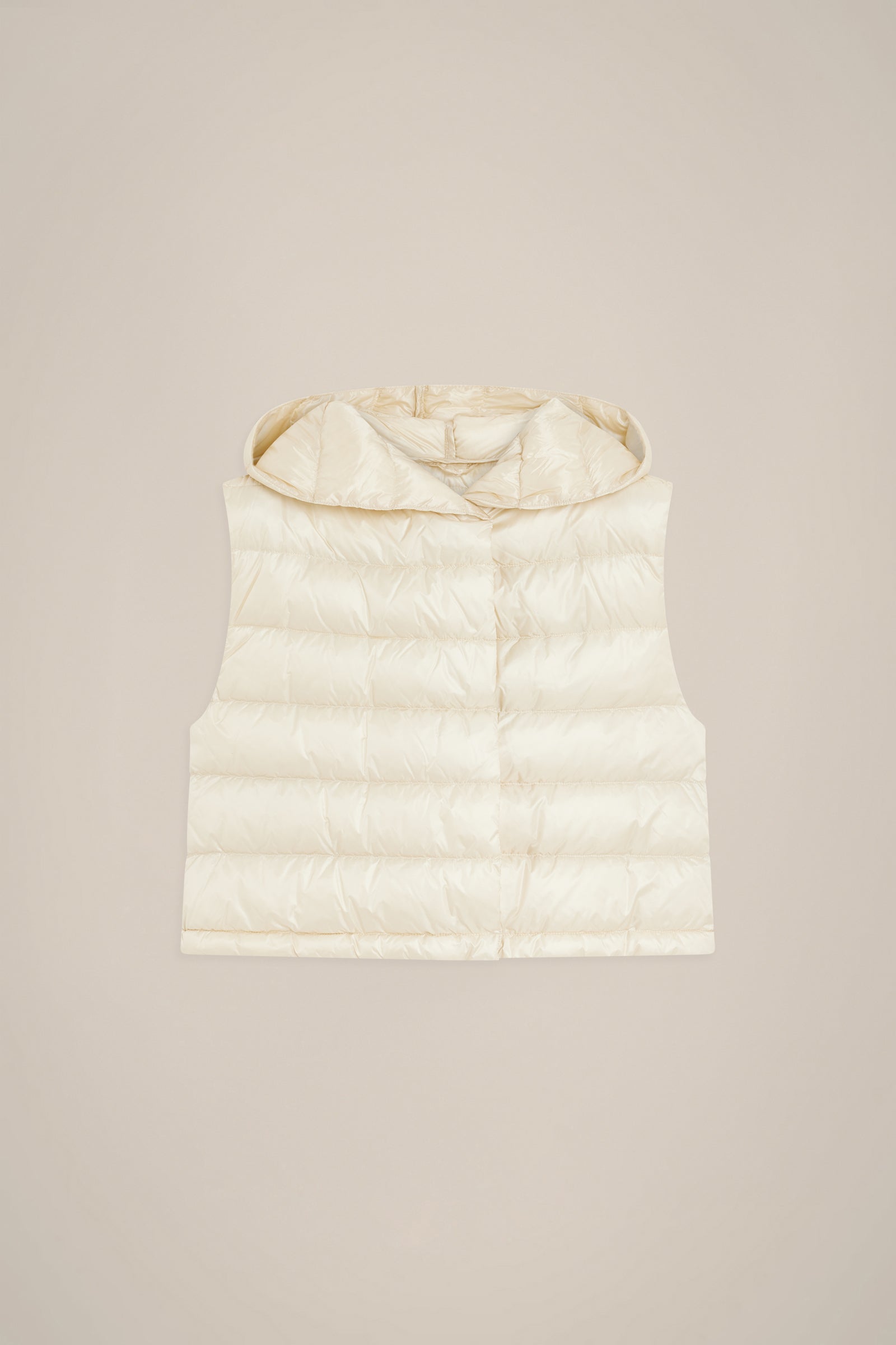 GILET IMBOTTITO CON CAPPUCCIO