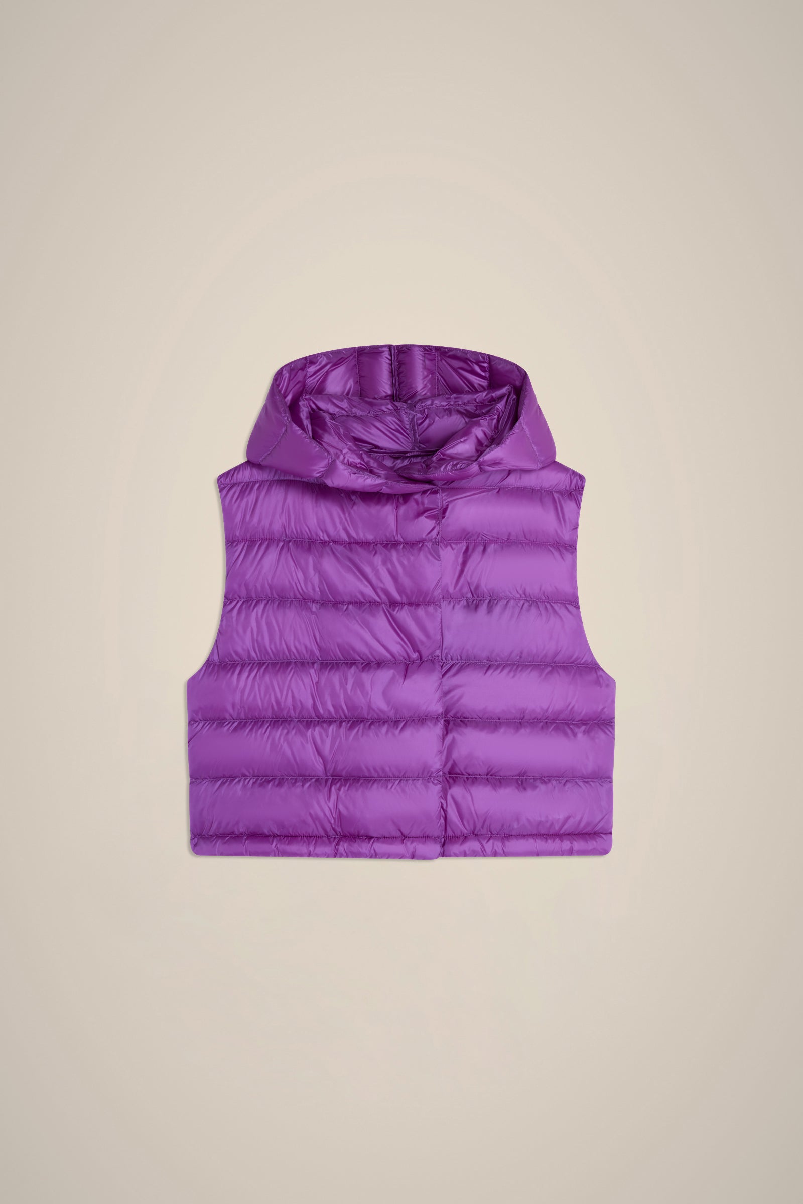 GILET IMBOTTITO CON CAPPUCCIO