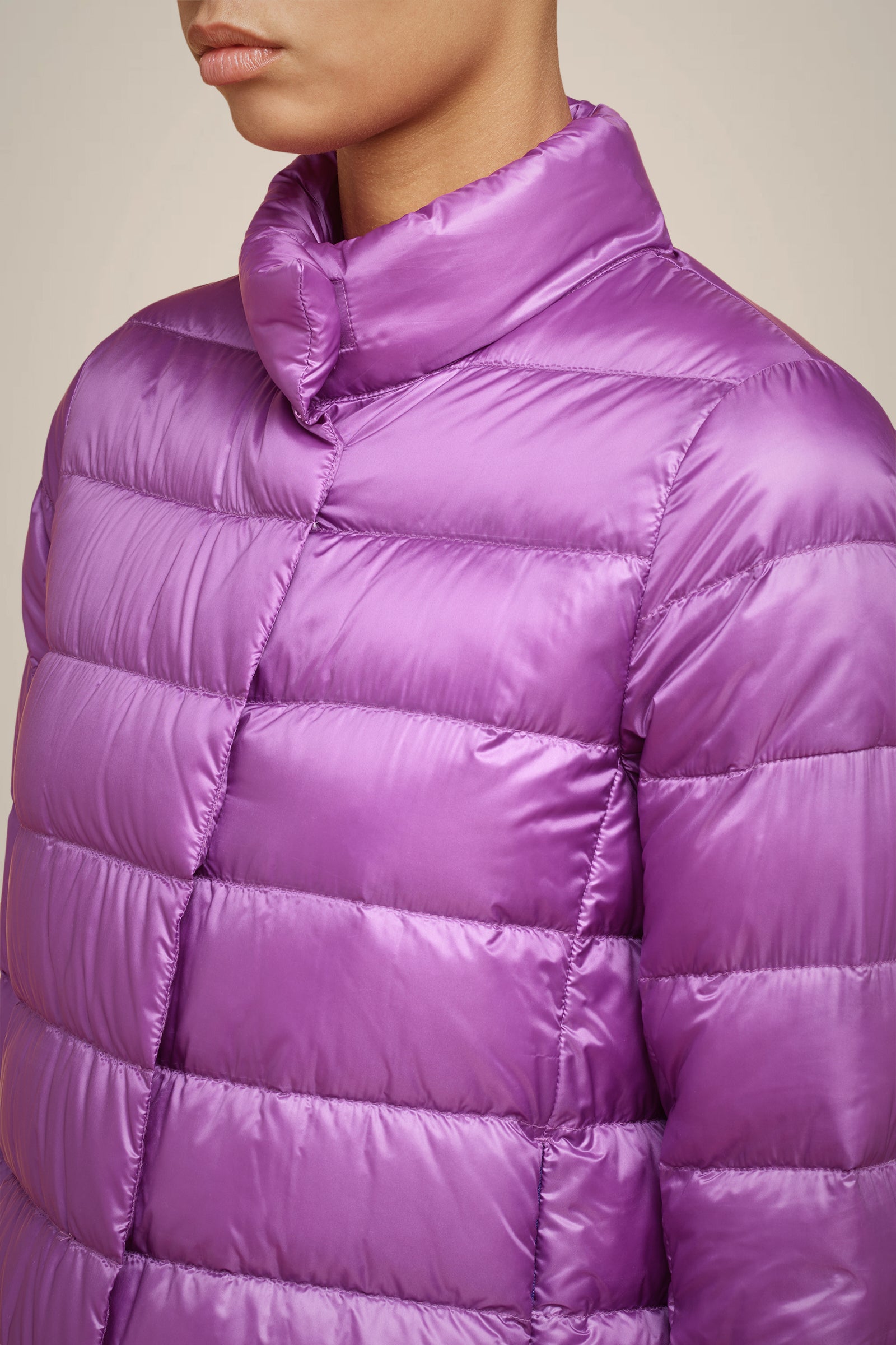 HIGH NECK PADDED DOWN JACKET