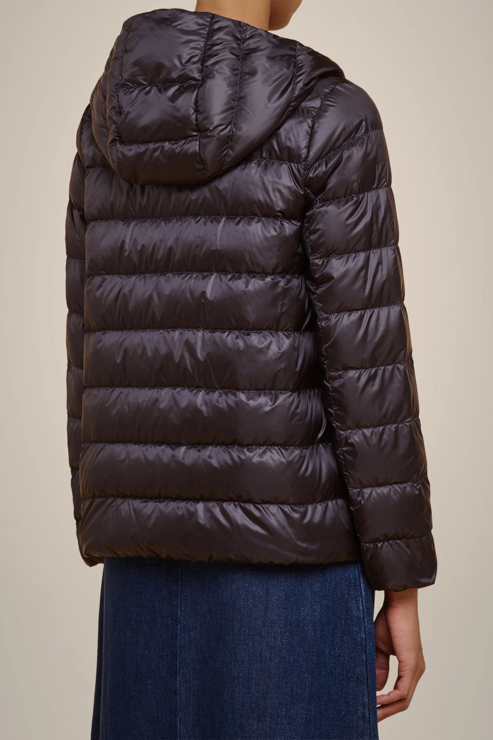 HOODED PADDED DOWN JACKET