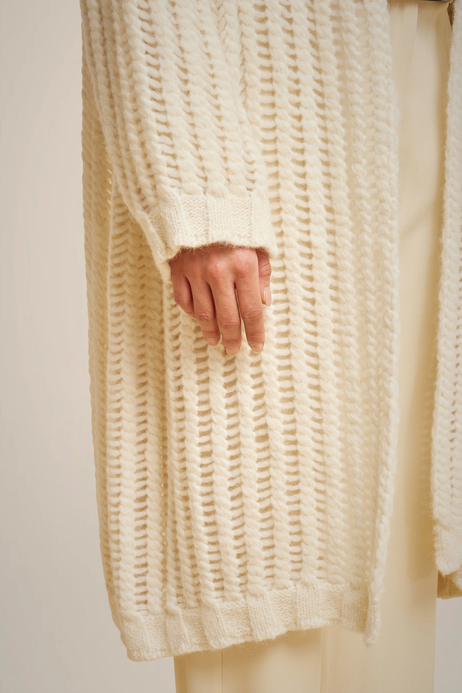 CARDIGAN OVERSIZE EN MAILLE AMAZONE