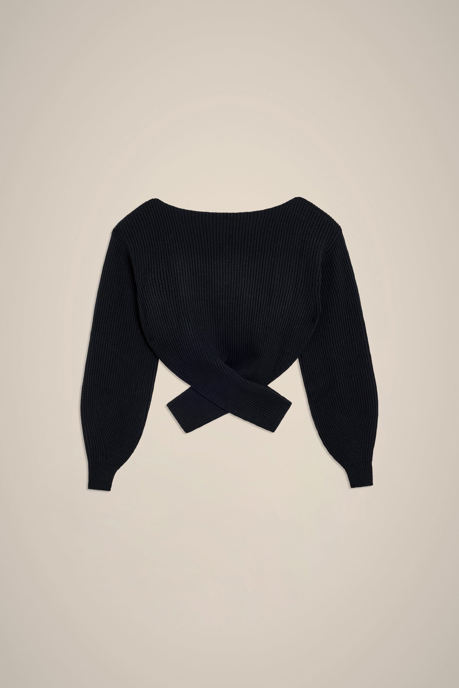 CROSS WAIST SWEATER