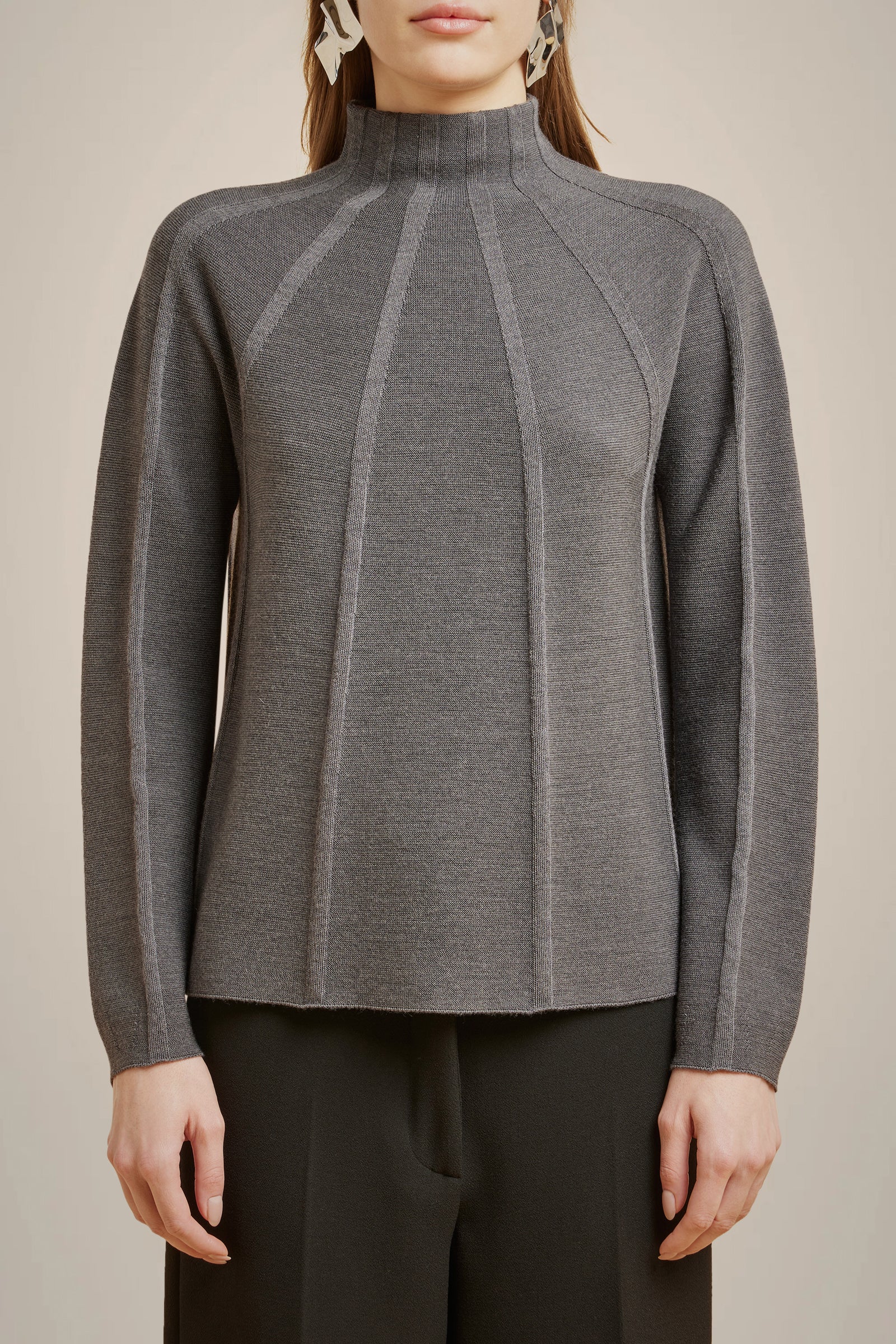 MERINO WOOL TURTLENECK SWEATER