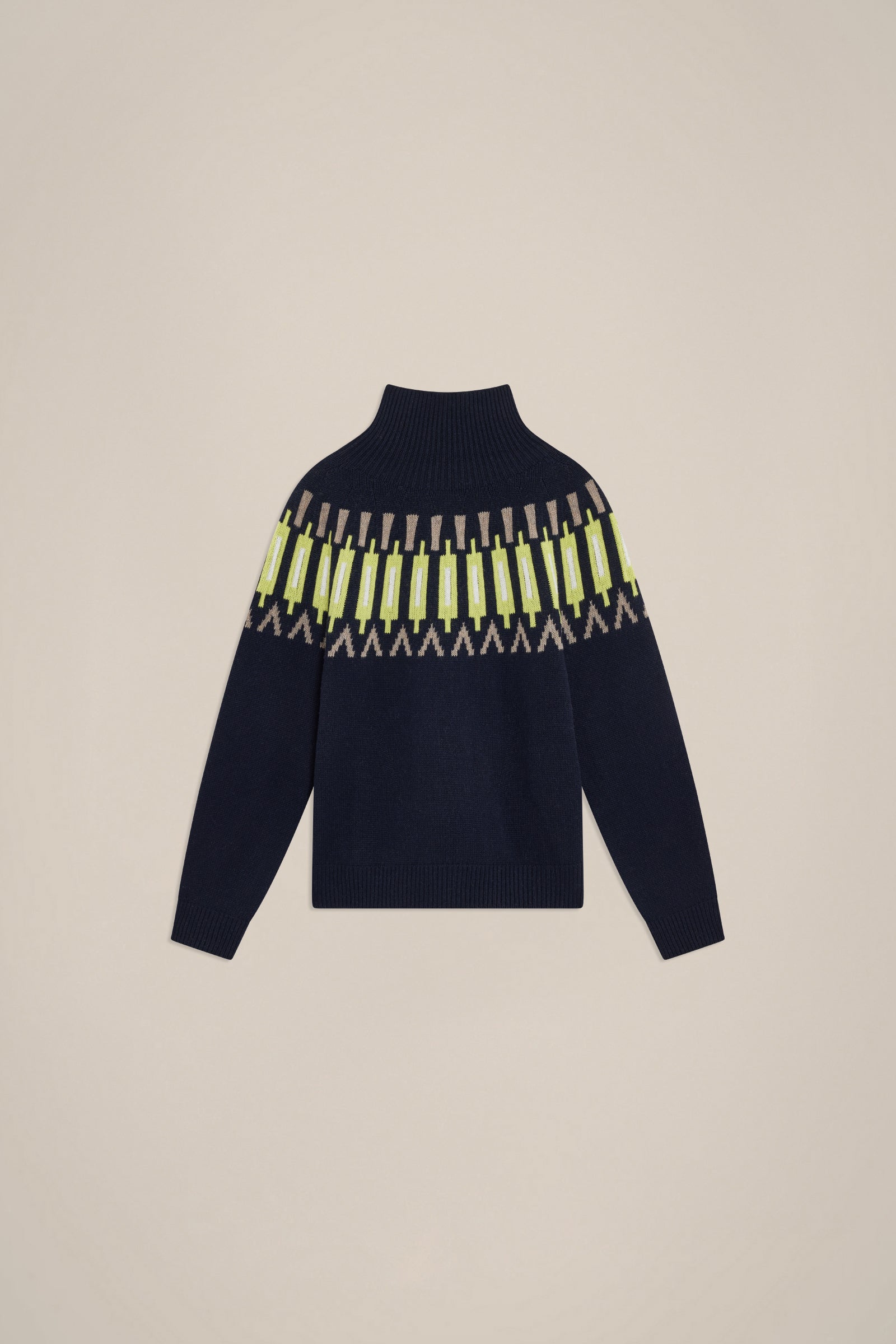 RECYCLED CASHMERE JACQUARD SWEATER