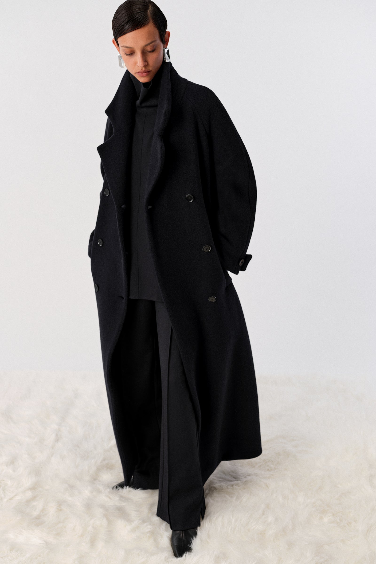 100% CASHMERE CLOTH COAT