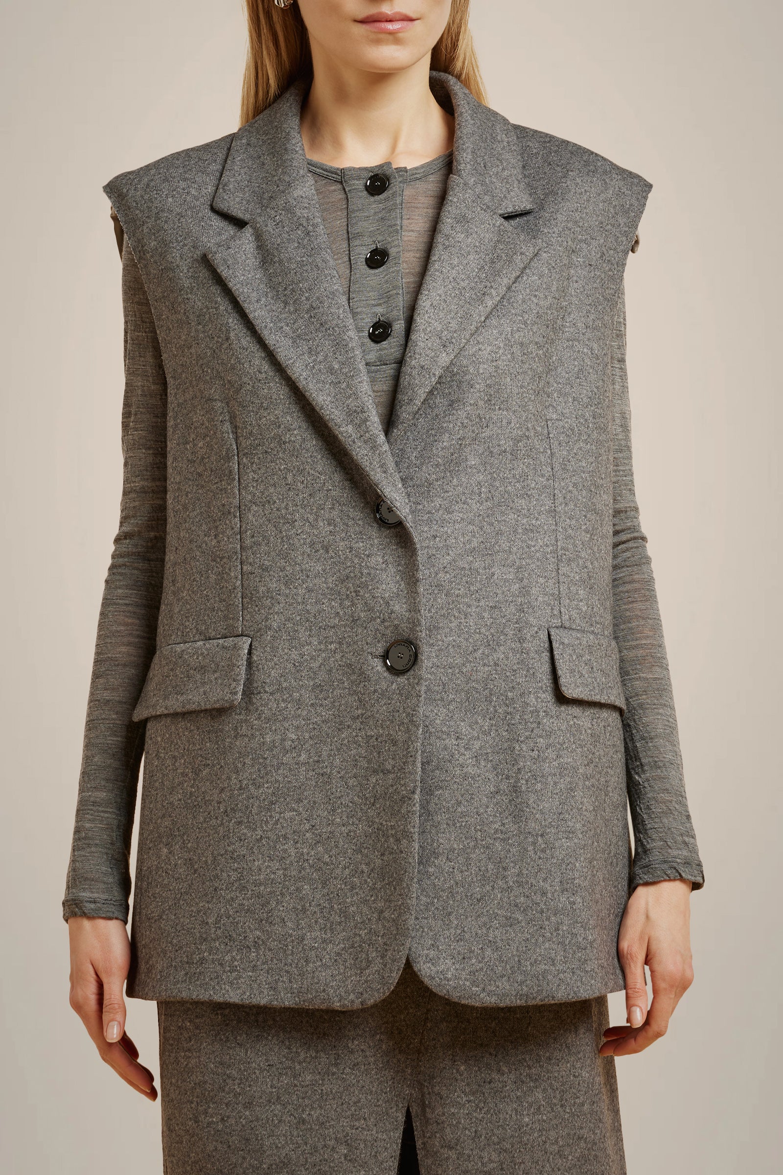 CASHMERE CLOTH WAISTCOAT