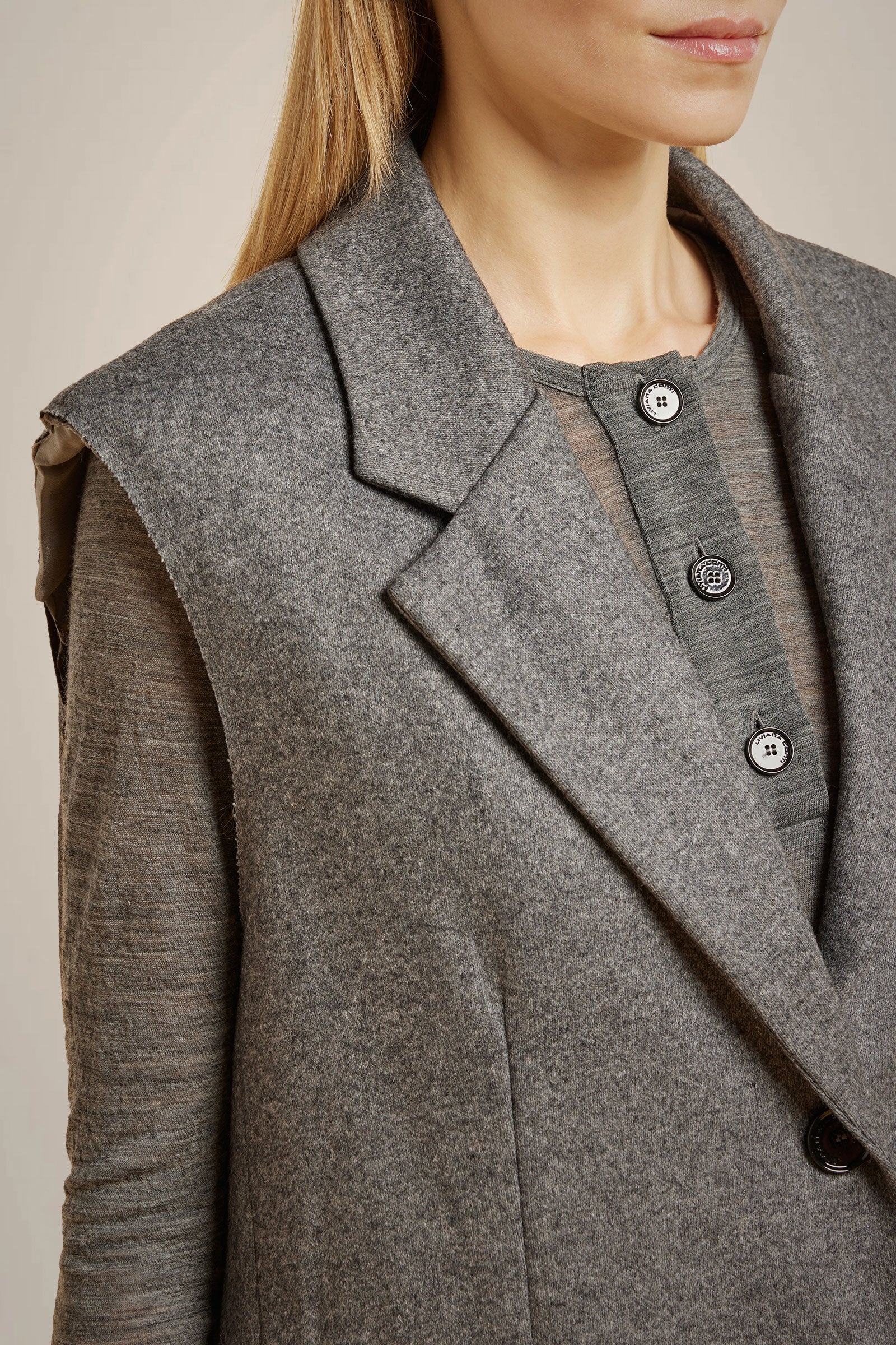 CASHMERE CLOTH WAISTCOAT