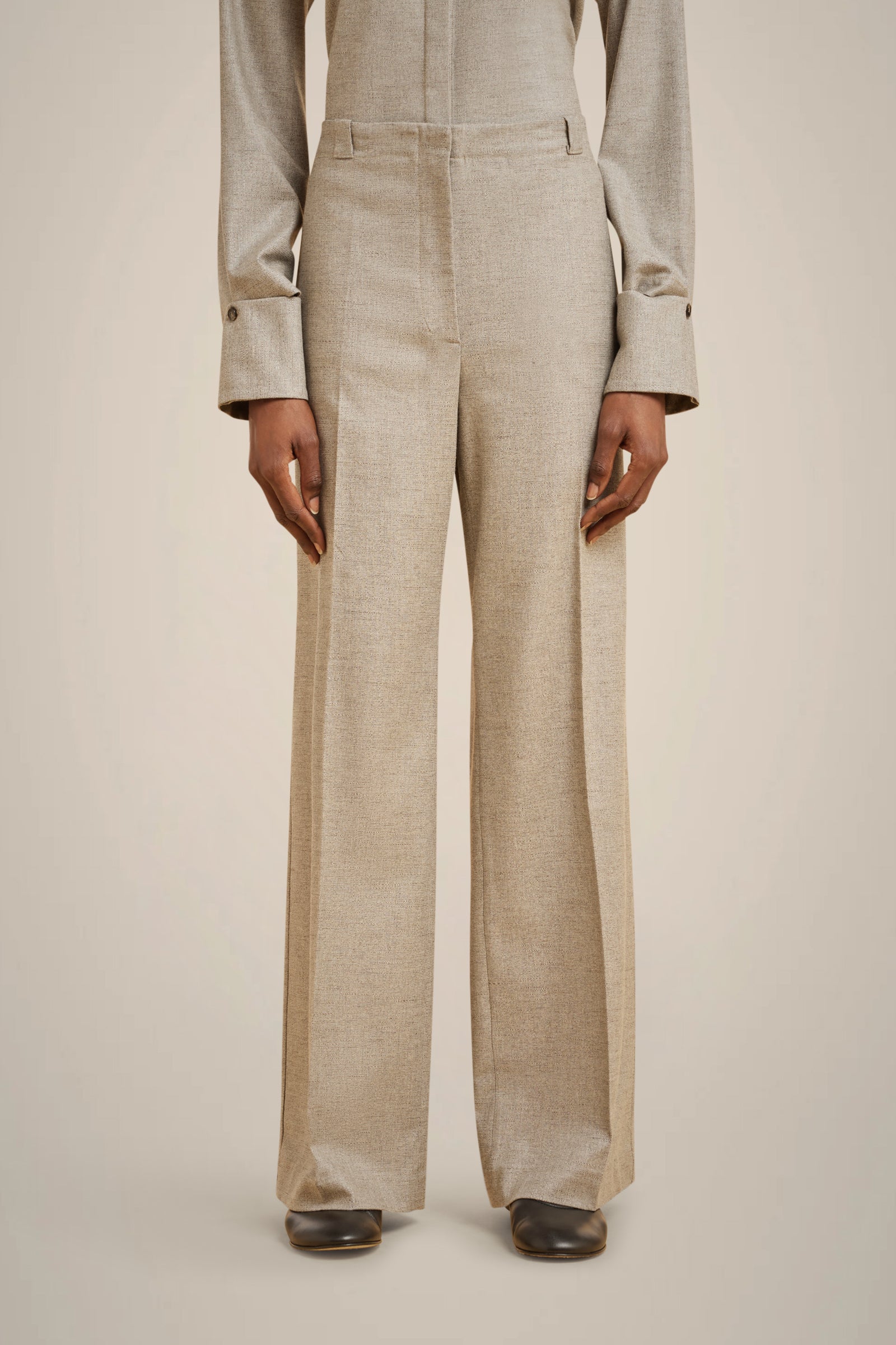 STRAIGHT-LEG TROUSERS