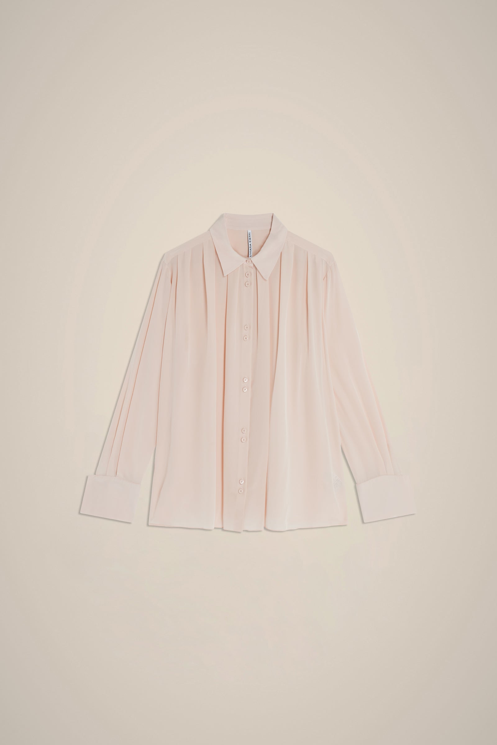 100% SILK PLEATED SHIRT