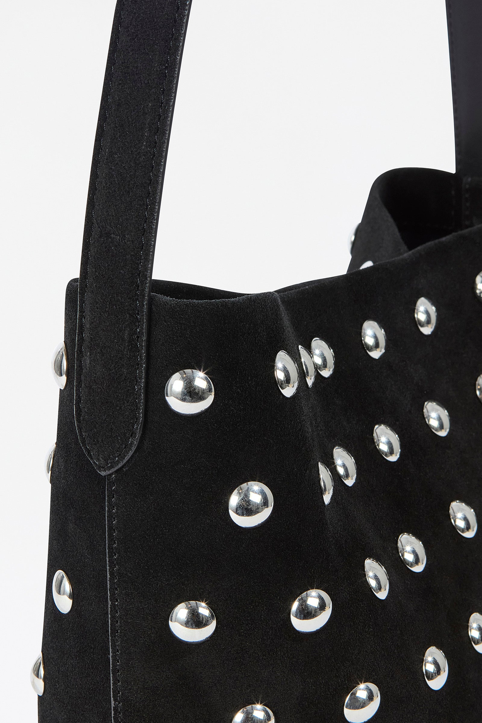 STUDDED SHOULDER BAG