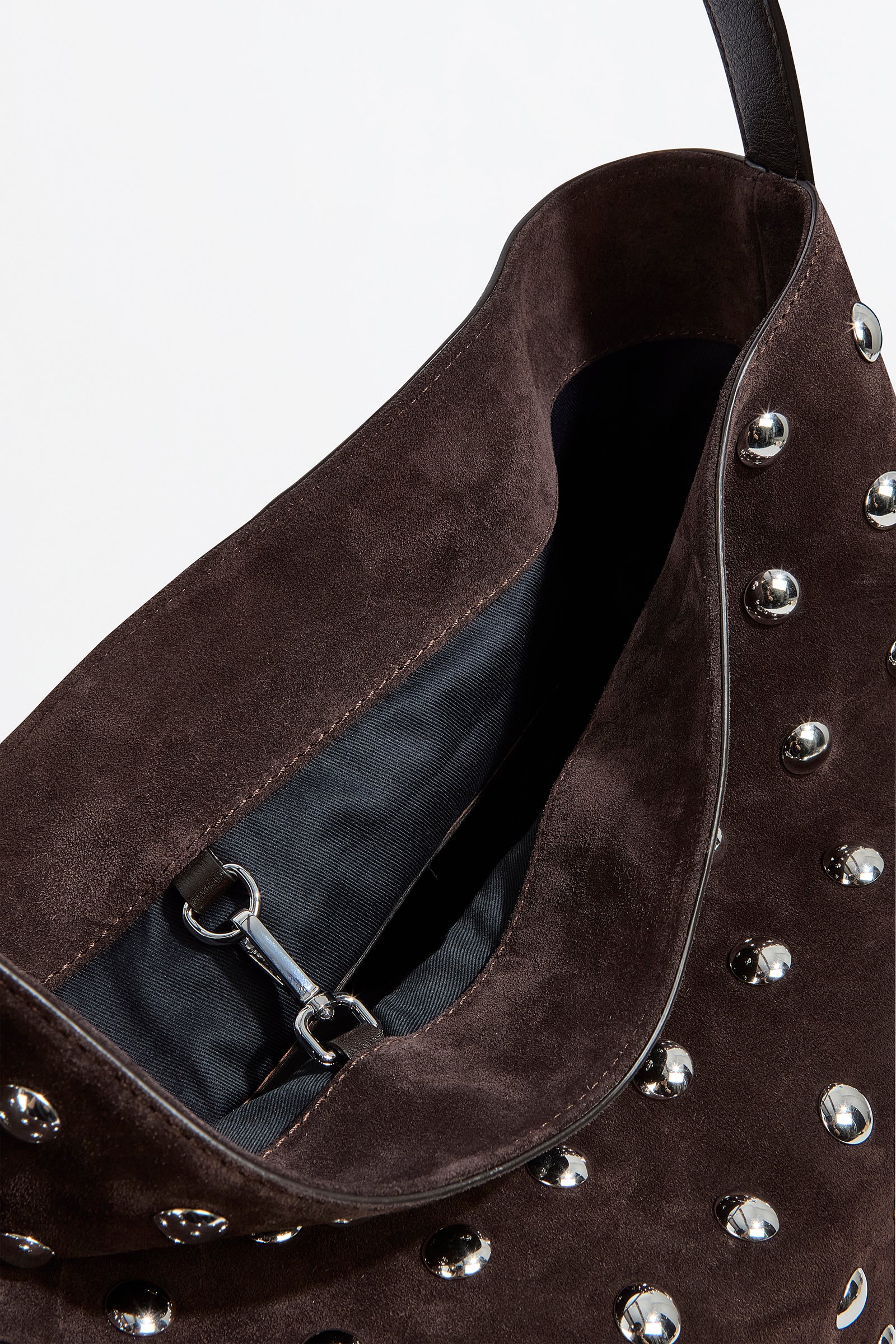 STUDDED SHOULDER BAG