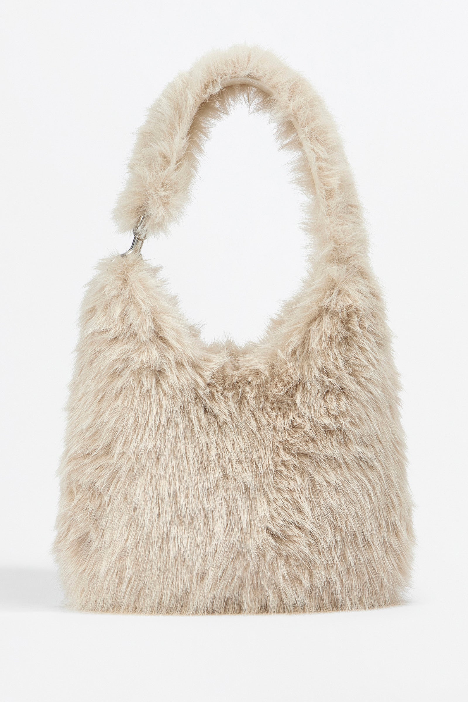 SMALL FAUX FUR TOTE