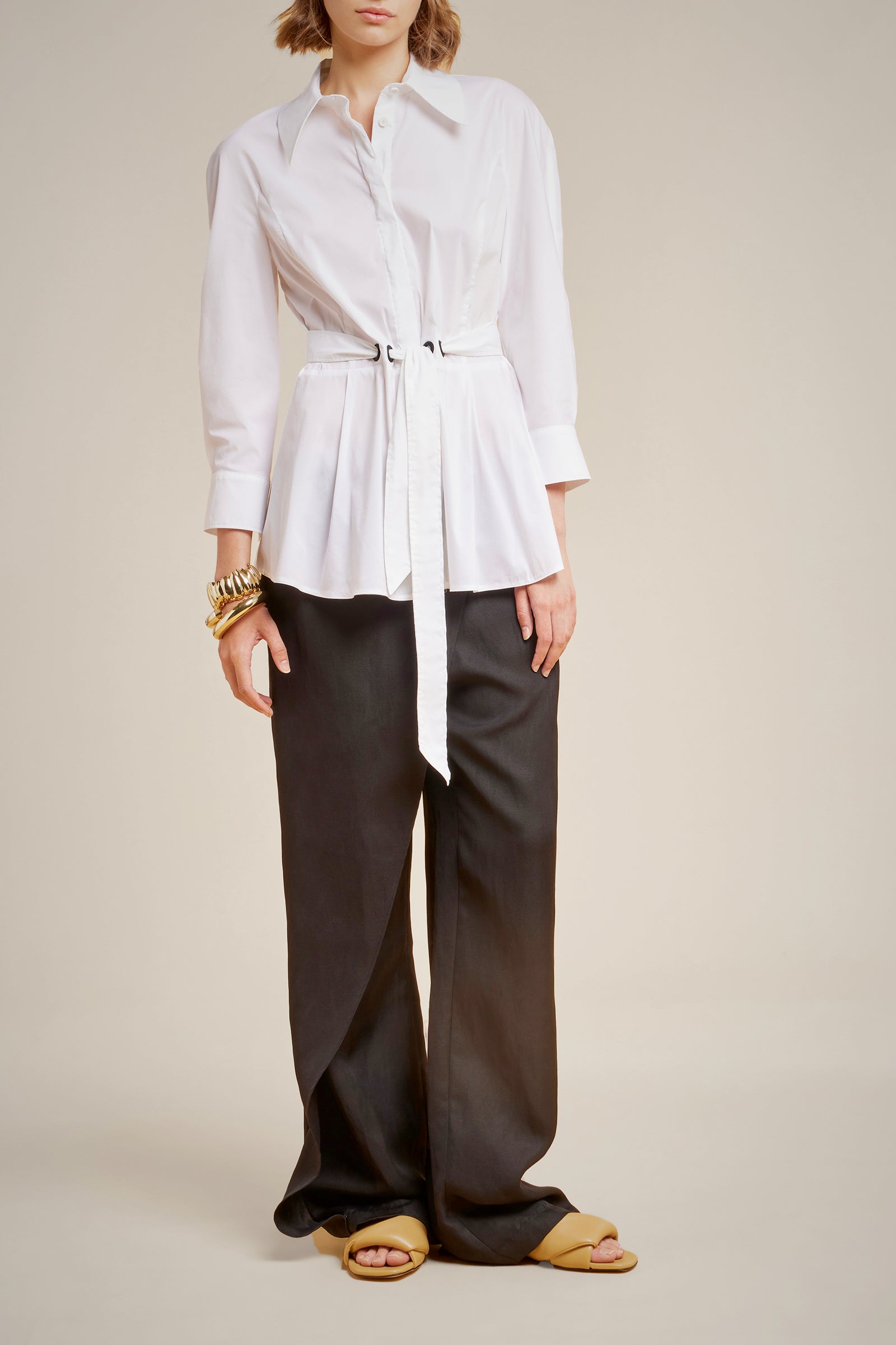 Liviana Conti CAMICIA CON FIOCCO S4LL4SK16A01-0.38