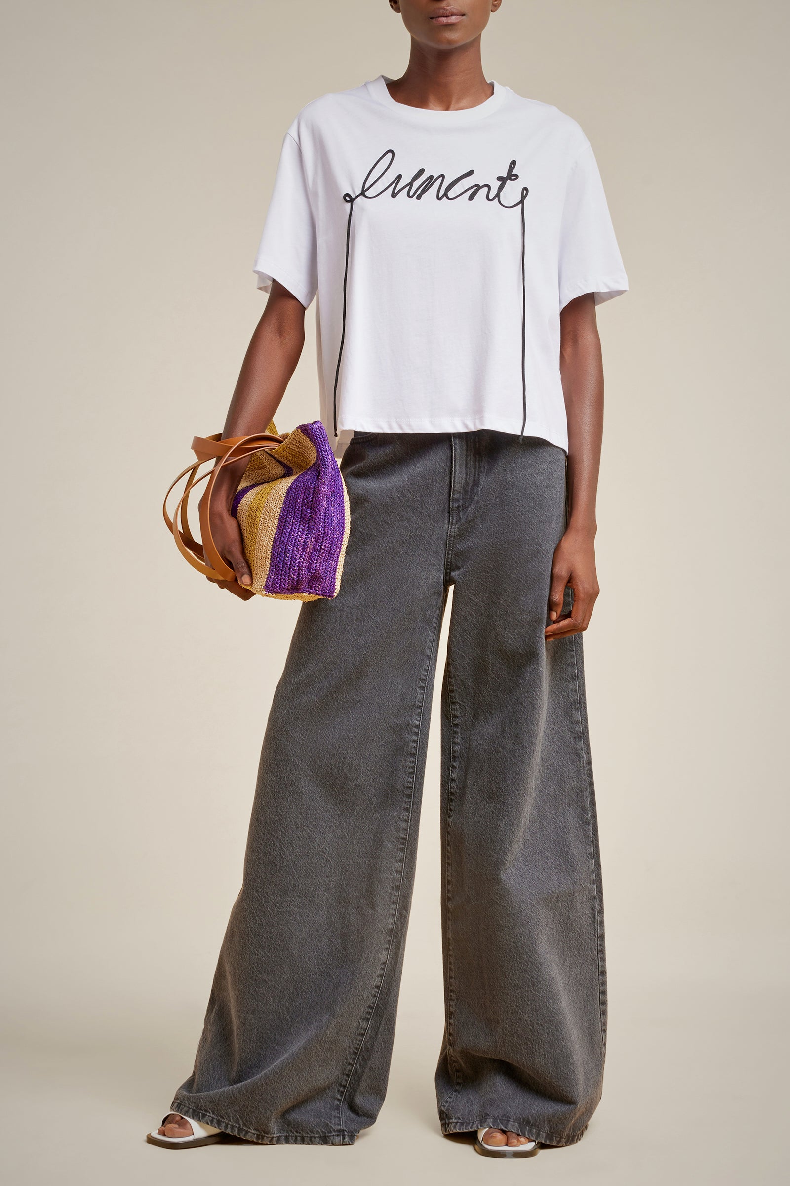 Liviana Conti T-SHIRT RICAMO S4LL4SW82A01-0.XS