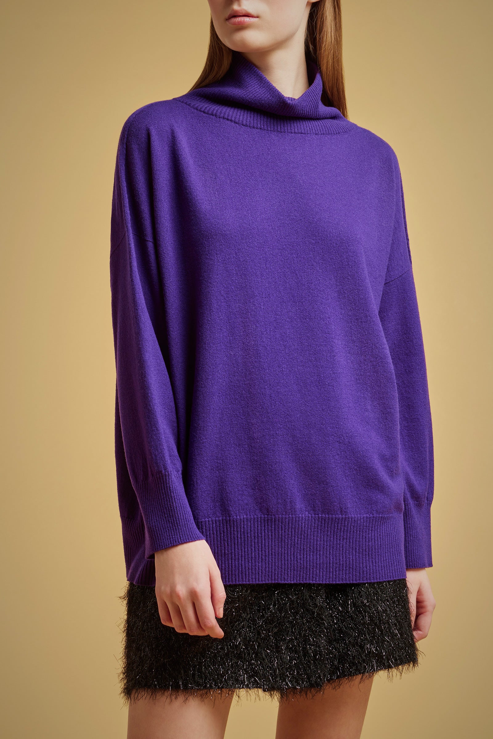 HIGH-NECK MERINO WOOL SWEATER