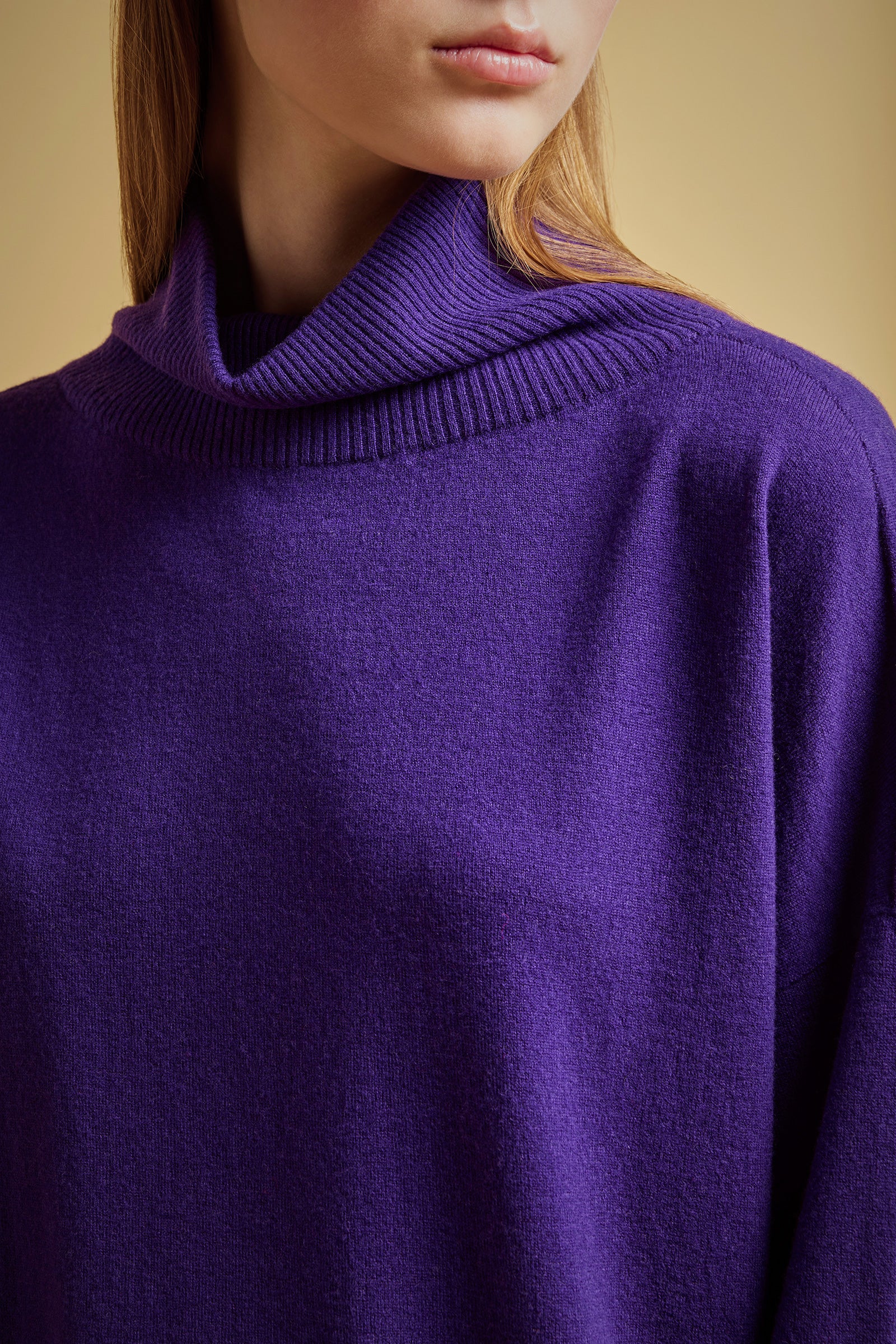 HIGH-NECK MERINO WOOL SWEATER