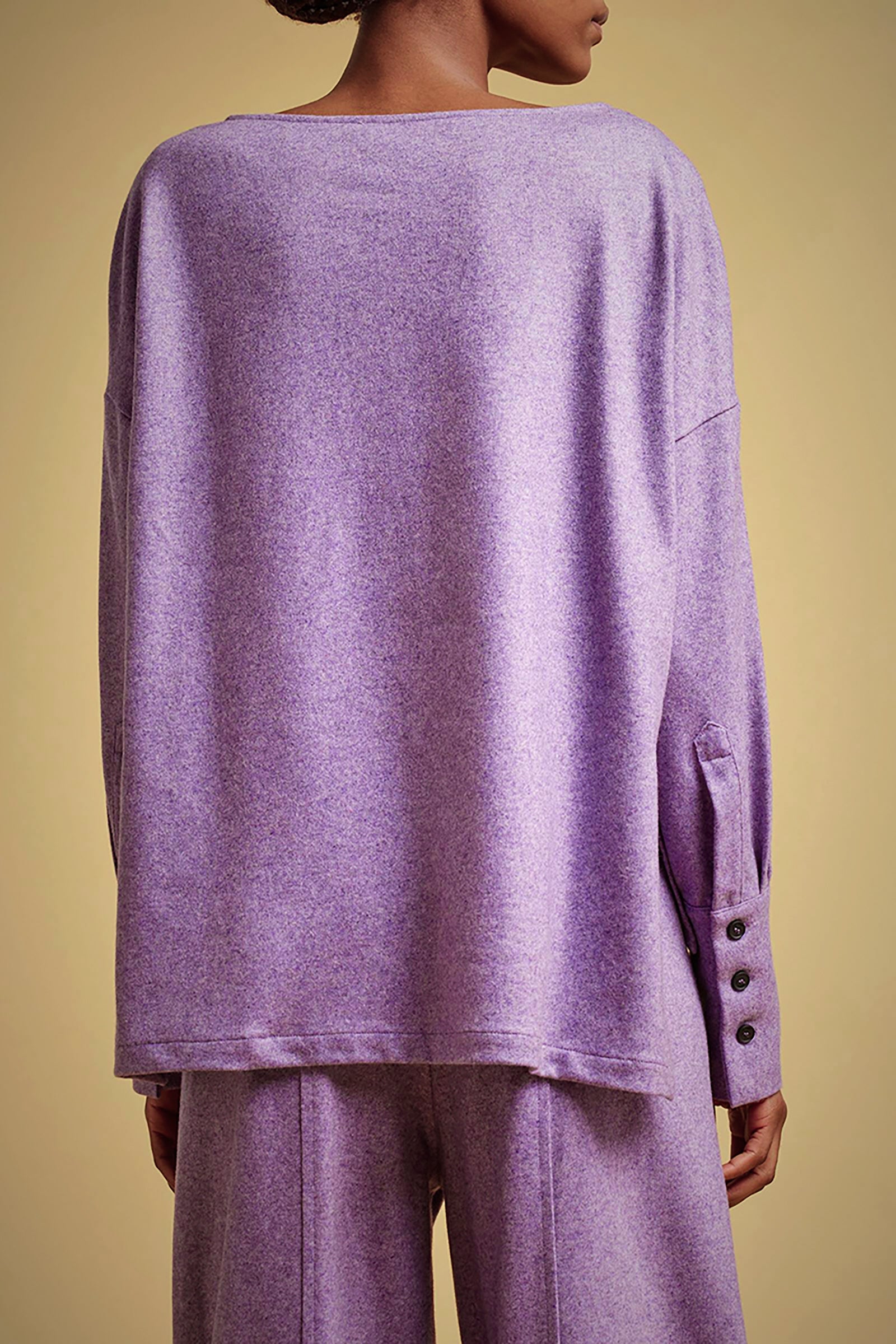 CASHMERE CLOTH BLOUSE